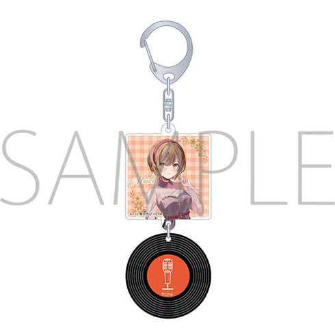 『初音ミクシリーズ』レコード風キーホルダー/レジャフェス E MEIKO